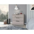 thumbnail image 5 of Depot E-Shop DE-CLZ6591 Egeo 3 Drawers Dresser with Superior Top Light Gray, 5 of 5