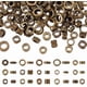 thumbnail image 1 of 120 cuentas europeas de aleación de estilo tibetano, 15 estilos, cuentas con agujeros grandes, cuentas espaciadoras sueltas de bronce, cuentas espaciadoras de metal., 1 of 6