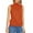 Orange, variant on Hontri Womens Sweaters Women Sleeveless Mock Neck Tops for Women Sweater Knit Turtleneck Soft Basic Vest Tank Lightweight Clearance Orange M