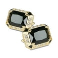 thumbnail image 2 of Vittorio Vico Big Rectangular Colored Crystal Cufflinks (CL73XX) by Classy Cufflinks, 2 of 140
