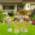 thumbnail image 4 of Soporte Lindo Espantapájaros Otoño Jardín Espantapájaros Ornamento Para Halloween Calabaza Adornos Decoración De Barra De Compras Pastoral Aterrador Noticed HA037078-00, 4 of 6