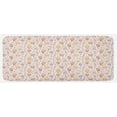 thumbnail image 1 of Ice Cream Kitchen Mat, Candies and Yummy Heart Summer Flower Color Dots Design, Plush Decorative Kitchen Mat with Non Slip Backing, 47" X 19", Peach Coral Mint, by Ambesonne, 1 of 1