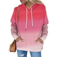 thumbnail image 2 of WXLWZYWL Trendy Sweatshirts For Women 2023 Women Stitching Three-Dimensional Pocket Cute Design Pullover sweatshirtshirt Tops, 2 of 5