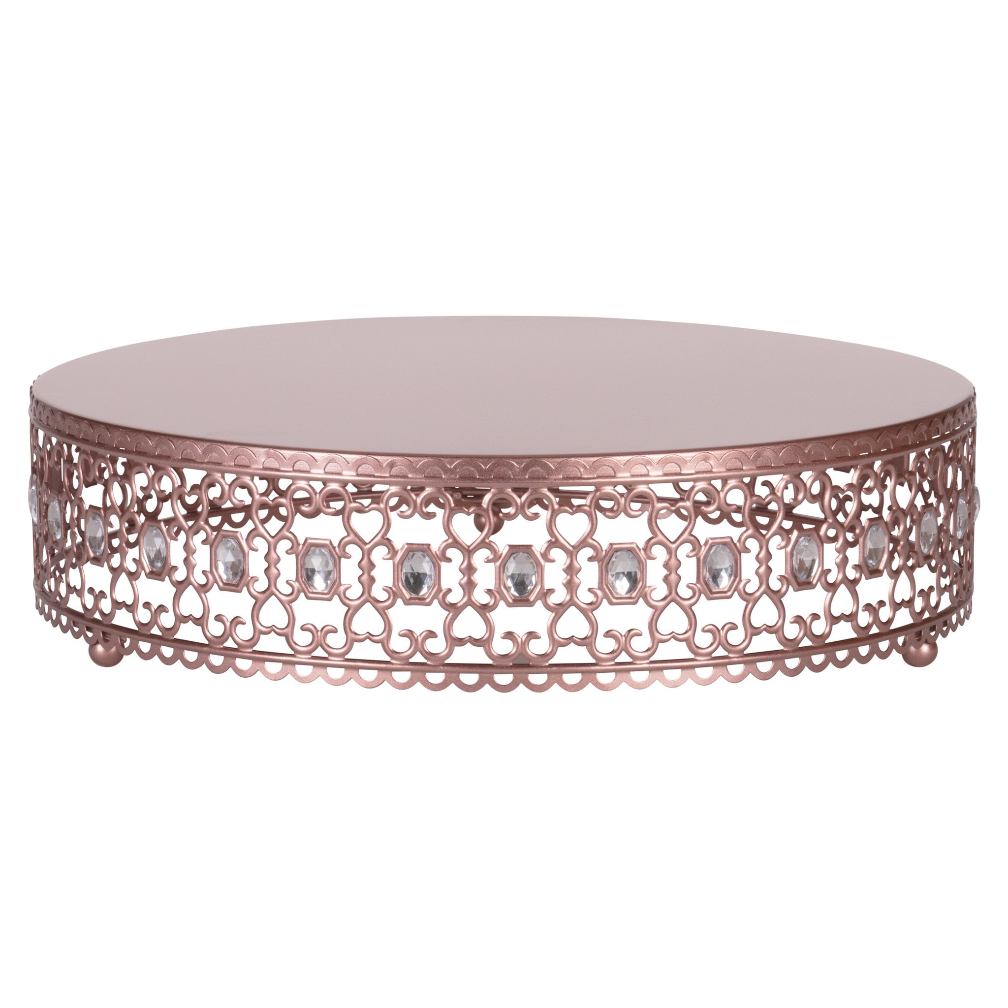 Amalfi Décor 16 Inch Metal Wedding Cake Stand Riser with