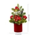 thumbnail image 2 of Mini Christmas Tree, Desk Decorations,Christmas Decorations for Office Table, Bathroom, Bedroom, 2 of 5