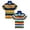 Blue & Black, variant on 2-Pack Toddler Boys Short Sleeve Striped Polo Shirts Kids Summer Lapel Breathable Color Block Tops Fashion Tees
