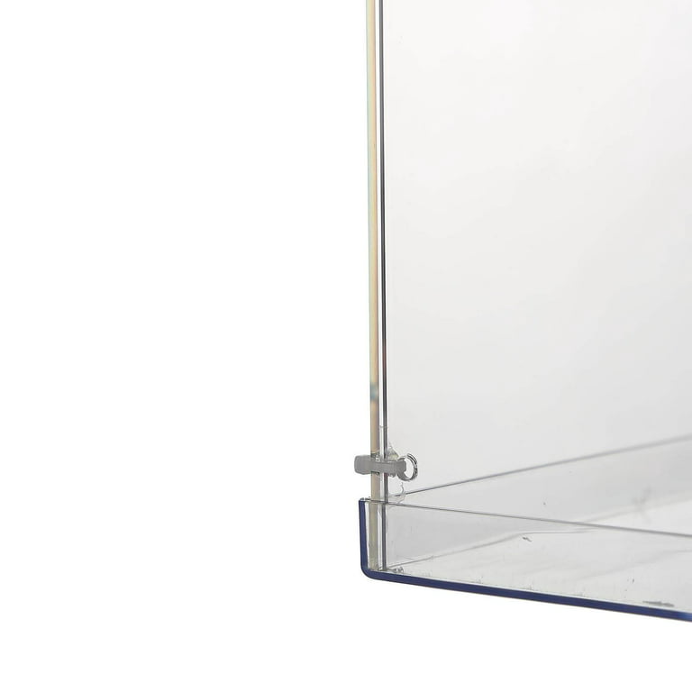 BalsaCircle 16 Silver Mirror Display Box Centerpiece Column