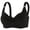 Black, variant on Lace Bras for Women Plus Size Wireless Everyday Bra Comfort Supportive Full Coverage Bralettes for Older Women L