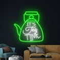 thumbnail image 3 of Handmadetneonsign It's Tea Time Neon Sign, Tea Pot Wall Art Decor, Drink Tea Shop Wall Decor, 3 of 5