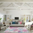 thumbnail image 5 of Surfside ASR31 Raspberry Washable 8 ft x 10 ft Rug, 5 of 5