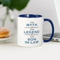 thumbnail image 3 of CafePress - Myth Legend Son In Law Mugs - 11 oz Ceramic Mug - Novelty Coffee Tea Cup, 3 of 4