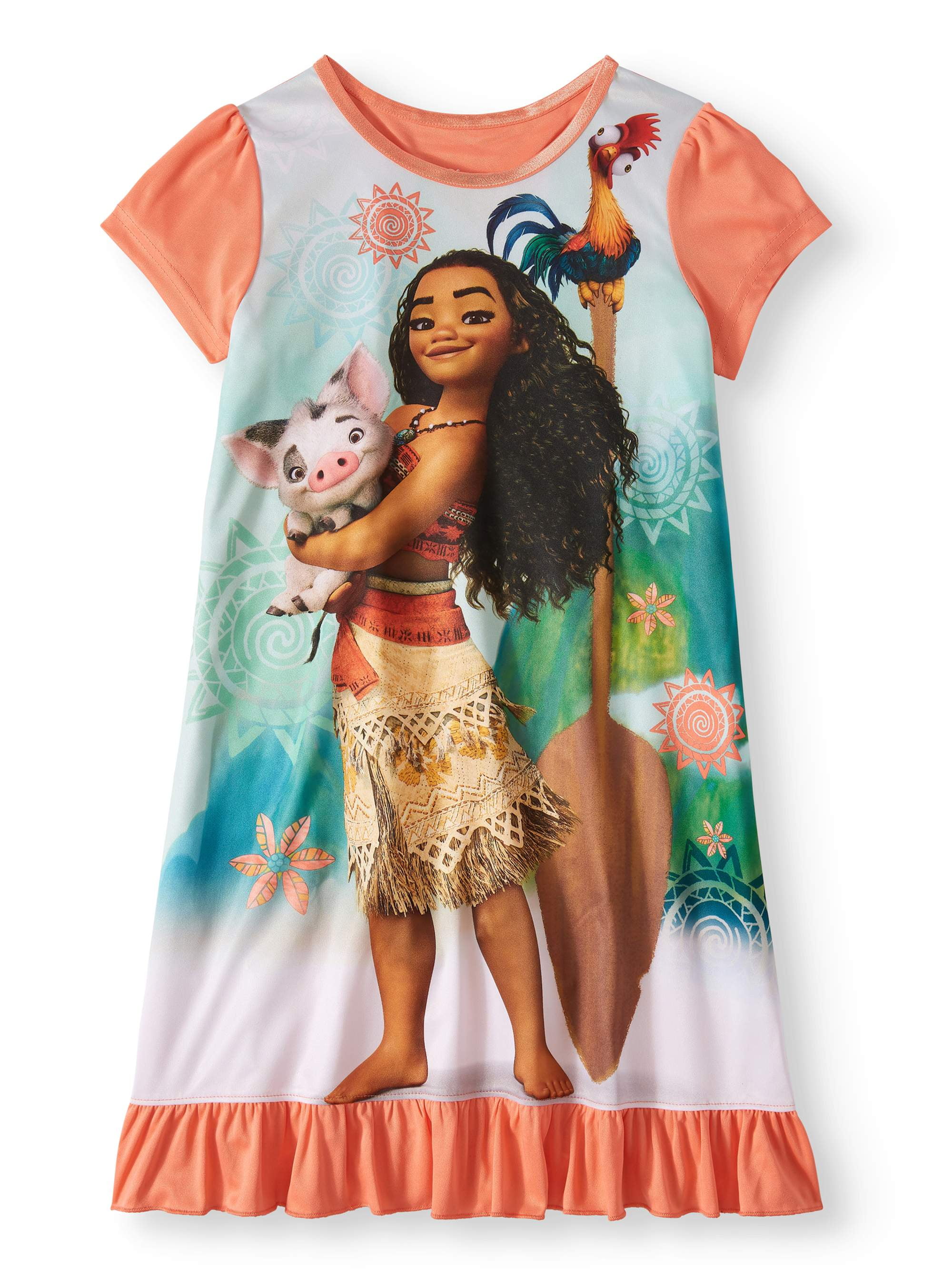 Girls' Moana Pajama Nightgown (Little Girl & Big Girl)