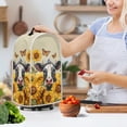 thumbnail image 3 of HELLHERO Protects Blenders Processors Polyester Kitchen Blender Dust Covers Sunflower Cow Handle Food Processor Cover for Kitchen Use, 3 of 6