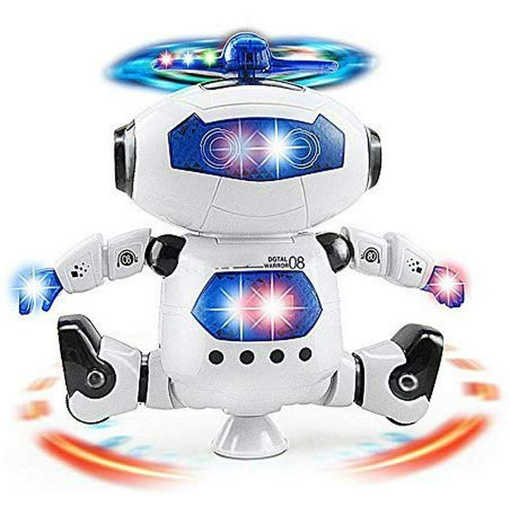 electronic walking dancing robot toy