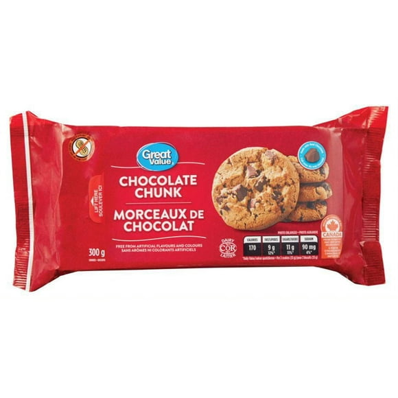 Biscuits aux morceaux de chocolat Great Value