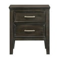 thumbnail image 2 of New Classic Andover 4-Piece Wood Queen Bedroom Set with Nightstand in Nutmeg, 2 of 6