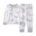 thumbnail image 1 of Toddler Casual Cartoon Print Pajama Pants Set Fall Boys Clothes Light Gray Size 2-3, 1 of 2