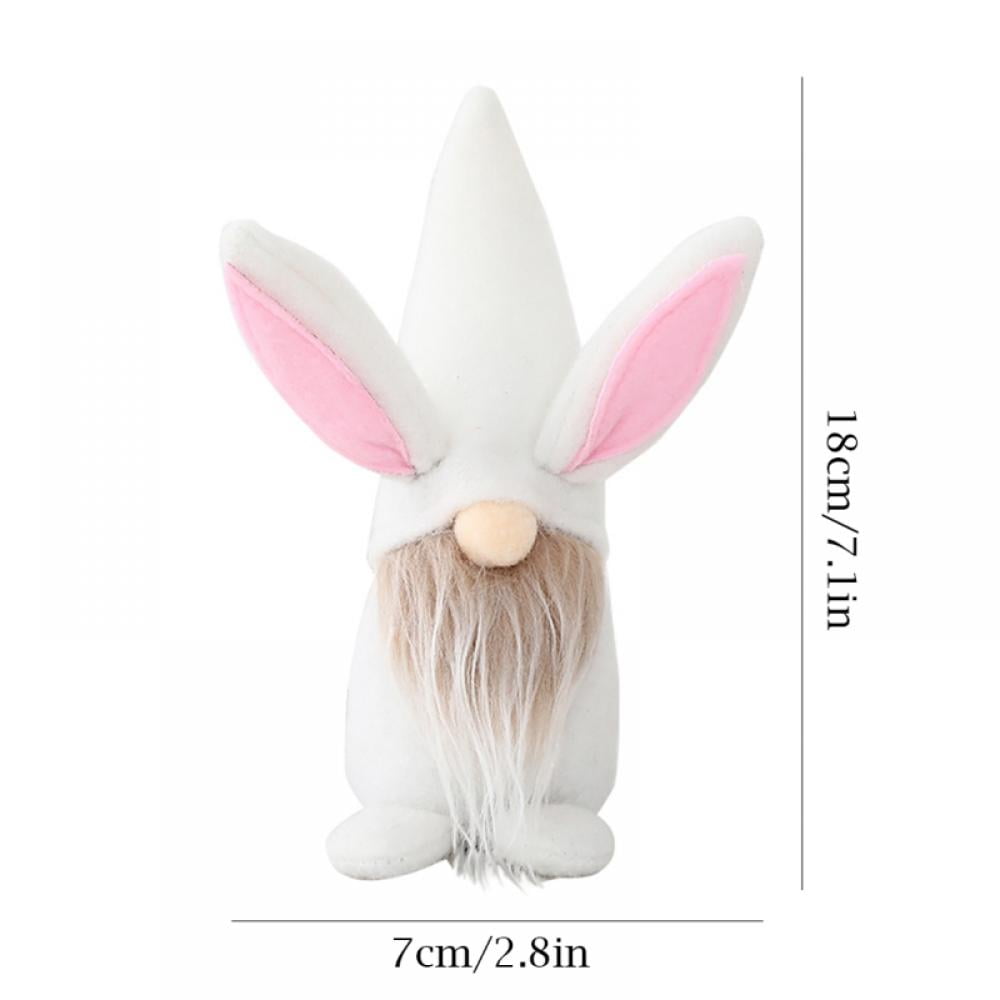 Easter Decorations Easter Gnomes Plush with Rabbit Ear, Handmade Gifts ...