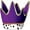 Purple Mardi Gras Headwear, variant on PMU Mardi Gras Plush Royal Crown Purple Mardi Gras Holiday Party Headwear Costume for Men and Women (1/pkg) Pkg/1