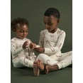 thumbnail image 3 of Modern Moments by Gerber Neutral Super Soft Hacci One-Piece Christmas Pajamas, 0/3 Months - 5T, 3 of 11
