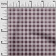 thumbnail image 1 of oneOone Cotton Flex Chocolate Brown Fabric Gingham Check Craft Projects Decor Fabric Printed By The Yard 40 Inches Wide, 1 of 4
