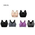 thumbnail image 3 of Guardoinrt 2x Add Style To Fitness Routine Wide Range Of Colorful Sports Bras Wide gray+purple S 1Set, 3 of 6