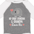 thumbnail image 4 of Inktastic My Great Grandma and Great Grandpa Love Me Boys or Girls Long Sleeve Baby Bodysuit, 4 of 5