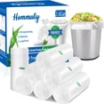 thumbnail image 1 of Bolsas de basura Hommaly, 2.6 galones/10 L, transparentes, 350 unidades, 1 of 7