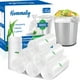 thumbnail image 1 of Bolsas de basura Hommaly, 2.6 galones/10 L, transparentes, 350 unidades, 1 of 7