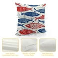 thumbnail image 4 of GOSMITH Fish Throw Pillow Cover Wildlife Marine Sea Underwater Nautical Pillow Case Pillowcase for Bedroom, Living Room, Cushion Sofa Red Blue, 4 of 5