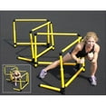 thumbnail image 3 of Prism Fitness 12-18 Inches Smart Adjustable-Height Workout Hurdles, Set of 3, 3 of 3