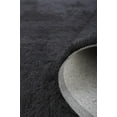 thumbnail image 3 of HomeRoots 510953 10 ft. Black Shag Hand Tufted Handmade Round Area Rug, 3 of 5