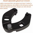 thumbnail image 4 of Large & Small Adjustable Gland Nut Spanner Wrench Set for Hydraulic Cylinders 1266 & 7463 (Set of 2), 4 of 5
