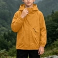 thumbnail image 2 of Fesfesfes Kids Waterproof Rain Jacket Hooded Full Zip Lightweight Outdoor Coat for Boys and Girls Ages 2-12 Years, 2 of 9