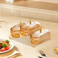 thumbnail image 6 of TISHITA Dried Fruit Salad Plate with Lid Serving Tray for Snack Dried Fruits Cupcake Yellow, 6 of 8