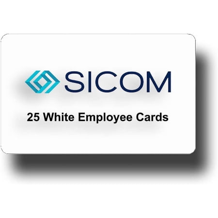 25 Pack SiCOM POS Employee Access Cards
