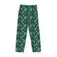 thumbnail image 3 of Vsdgher Pineapple And Cactus Print Mens Pajama Pants Sleep & Lounge Pants, PJ Bottoms With elastic waistb and Pockets, 3 of 5