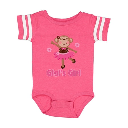 

Inktastic Gigi s Girl monkey Gift Baby Girl Bodysuit