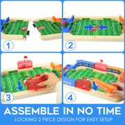 Einailvk Mini Foosball Table Game for Kids 3+, Tabletop Soccer Pinball Game for Boys Gift, Family Night Party Game
