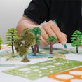 thumbnail image 2 of Árbol de paisaje en miniatura para mesa de arena, modelo realista de árbol en miniatura para escritorio de oficina, estantería, modelo de ventana para decoración del hogar y jardín., 2 of 6