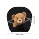 thumbnail image 3 of Automóviles y motocicletas, Accesorios exteriores, Funda de almohada para coche con cremallera de oso malvado, adorable funda de almohada para coche con estampado de oso, funda de poliéster para asien, 3 of 6