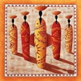 thumbnail image 2 of Moga 20x20 White Modern Wood Framed Museum Art Print Titled - Ethnic Graphic I, 2 of 4