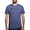 Heather Blue, variant on - Delta Chi Fraternity Logo T Shirt - Mens Tri-blend T-Shirt