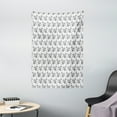 thumbnail image 1 of Alchemy Tapestry, Repetitive Pattern with Floral Mystic Arrows Triangles, Wall Hanging for Bedroom Living Room Dorm Decor, 40W X 60L Inches, Charcoal Grey and White, by Ambesonne, 1 of 2