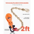 thumbnail image 2 of Snatch Block VEVOR de 2 toneladas con cadena G80, grillete giratorio 3 Shea, 2 of 9