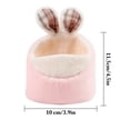 thumbnail image 3 of Hamster Warm Nest Antlers Rabbit Ears Mini Hamster Nest Guinea Pig Nest Bed, 3 of 10