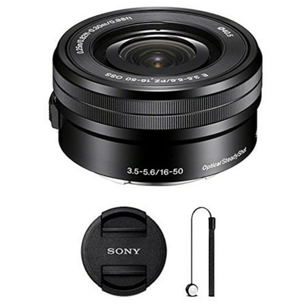 Sony 16-50mm f/3.5-5.6 OSS Alpha E-mount Retractable Zoom Lens with Lens Cap (Best Sony E Lenses)