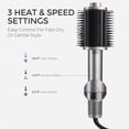 thumbnail image 6 of TYMO 4.0 Ionic Hair Dryer Brush, 5-in-1 Lightweight Blowout Brush, 3X Faster Drying, Adds Shine, Volume & Anti-Frizz Smooth Styles, Black, 6 of 9