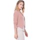thumbnail image 4 of Chaqueta Corta Casual Allegra K Día de San Patricio sin cuello para Mujer Rosa XS, 4 of 6