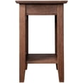 thumbnail image 3 of AFI Nantucket Solid Wood Charger End Table in Burnt Amber, 3 of 8